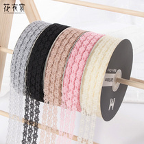 Flower clothes New 3CM lace lace ribbon flower bouquet DIY floral packaging ribbon decorative ribbon