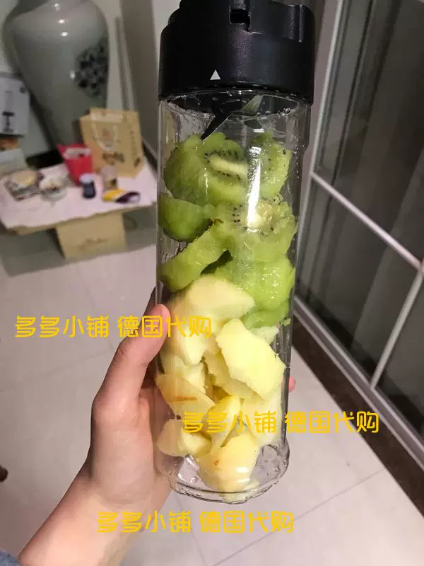 Đức trực tiếp gửi thư gốc WMF Fu Tengbao máy ép trái cây ép trái cây máy ép trái cây cầm tay Mix & Go cốc inox - Máy ép trái cây