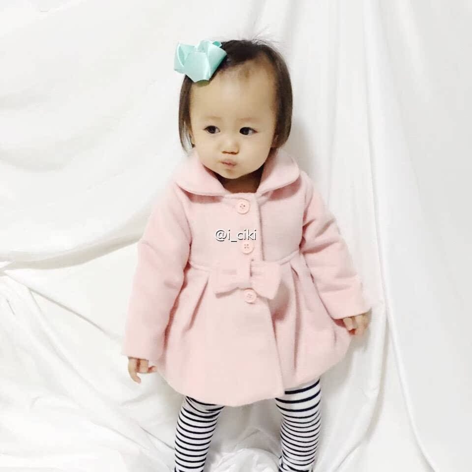 Manteau pour fille ICIKI en de laine - Ref 2162314 Image 10