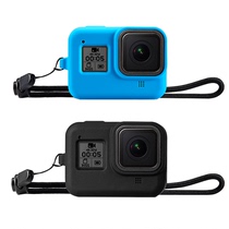 Suitable for GoPro hero8 camera 360-degree all-inclusive silicone protective cover waterproof case sports camera accessories