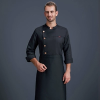 Черный топ + фартук