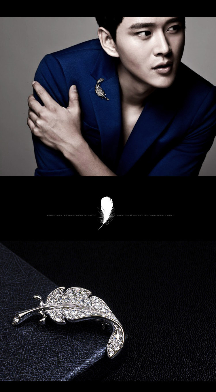 Broche Lovers en cristal autrichien - Ref 1172647 Image 8