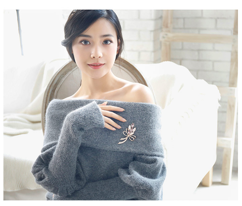 Trâm trâm pin korea khí quyển nữ phụ kiện áo khoác chiếc áo đan len thời trang Nhật Bản và Hàn Quốc đơn giản và linh hoạt tính khí