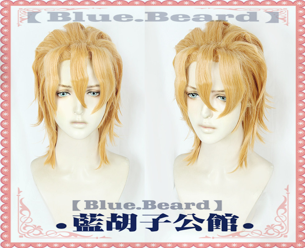 bluebeard cos wig JOJO's bizarre adventure golden wind pannacotte fugo fogo