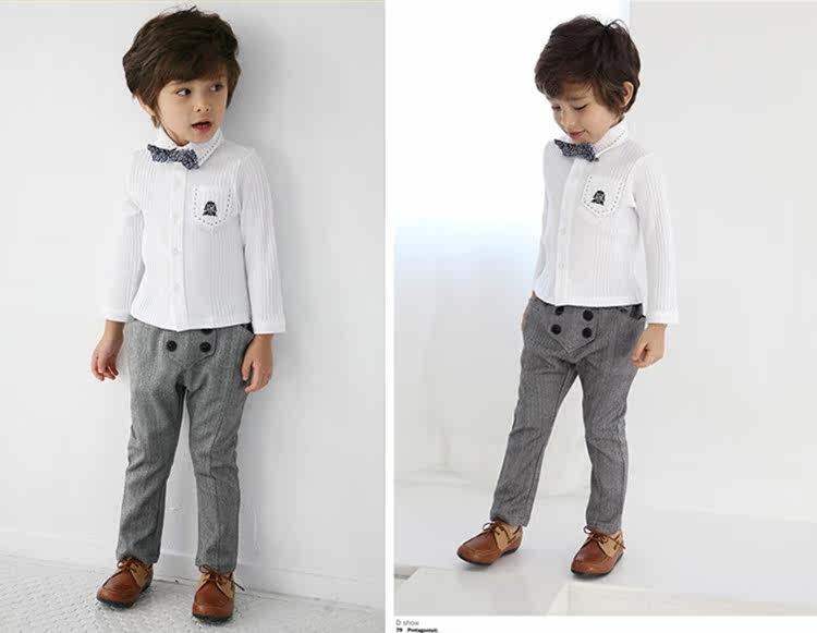 Chemise garcon à manche longue - Ref 2076863 Image 9