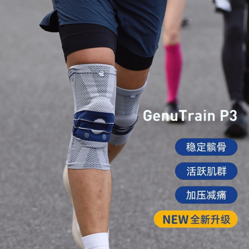 German Ballfen Genutrain Knee Brace, Eighth Generation Anti-Slip Model, Professional Protective Gear for Basketball with Patella Support