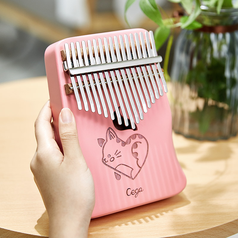 CEGA Karimba Thumb Harmonica Crystal Carlingba 17 Sound 20 beginners Portable Card Lymph Finger finger