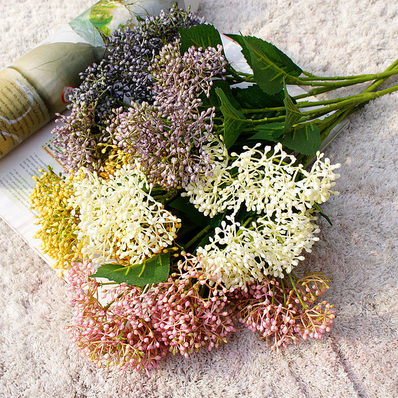 Senshin Ins3 head Raspberry fruit simulation flower home decoration wedding photography soft dress design