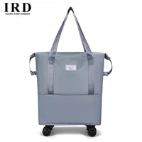 Синий двойной слой [съемное универсальное колесо] [расширяемая емкость]