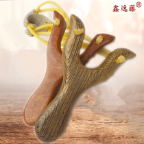 Chicken wingwood slingshot Rosewood slingshot Rosewood fork belt leather band outdoor toy wooden slingshot children toy slingshot