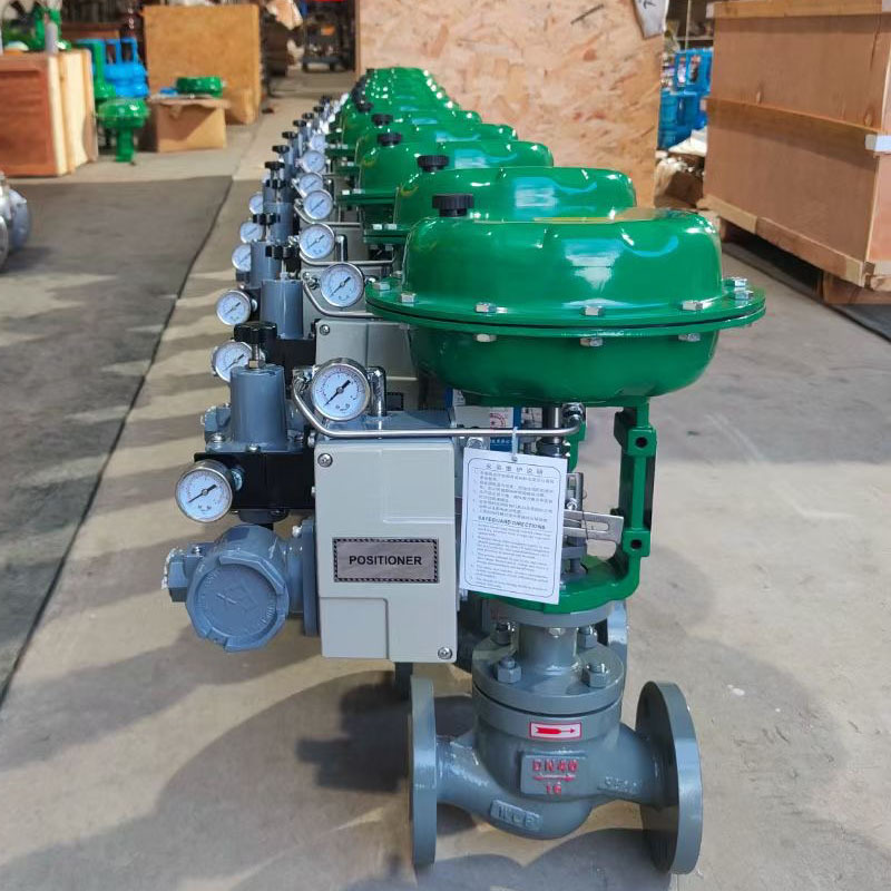 Zjhp-16C/P Pneumatic Control Valve Steam Heat Transfer Oil Temperature Flow Single-Seat Pneumatic Diaphragm Proportional Control Valve
