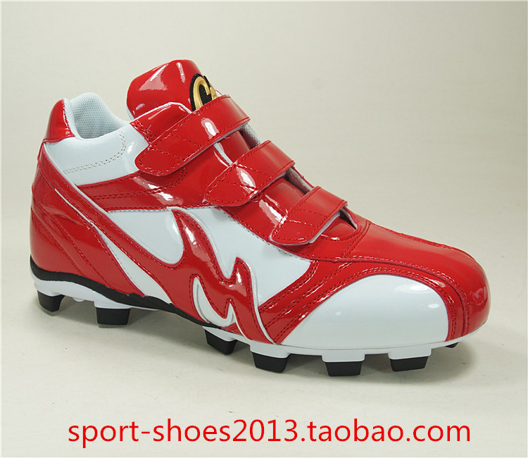 Baseball Shoes Glue Nail Professional Competition Day Style Softball Shoes Factory Customized Direct Marketing Red White Magic Sticker-Taobao