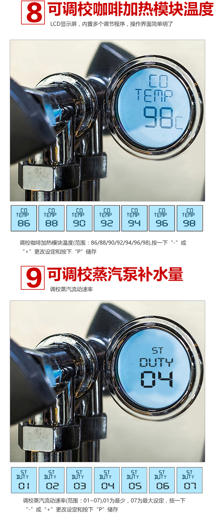 máy pha cà phê gemilai Welhome Huijia KD-310 Máy pha cà phê bán tự động hoàn toàn của Ý - Máy pha cà phê máy pha cà phê ý