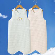 Baby Vest Sleeping Bag Spring Thin Clip Cotton Children Baby Season Pure Cotton Anti Kick Quilted By Toddler Air-conditioning Room With Belly