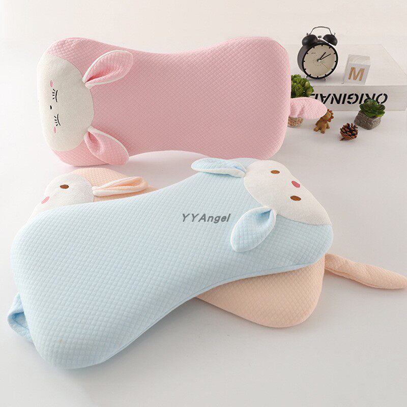 Infant and toddler stereotyped pillow children's memory foam pillow middle and small children baby 1-3-4 years old 6 seasons universal breathable summer
