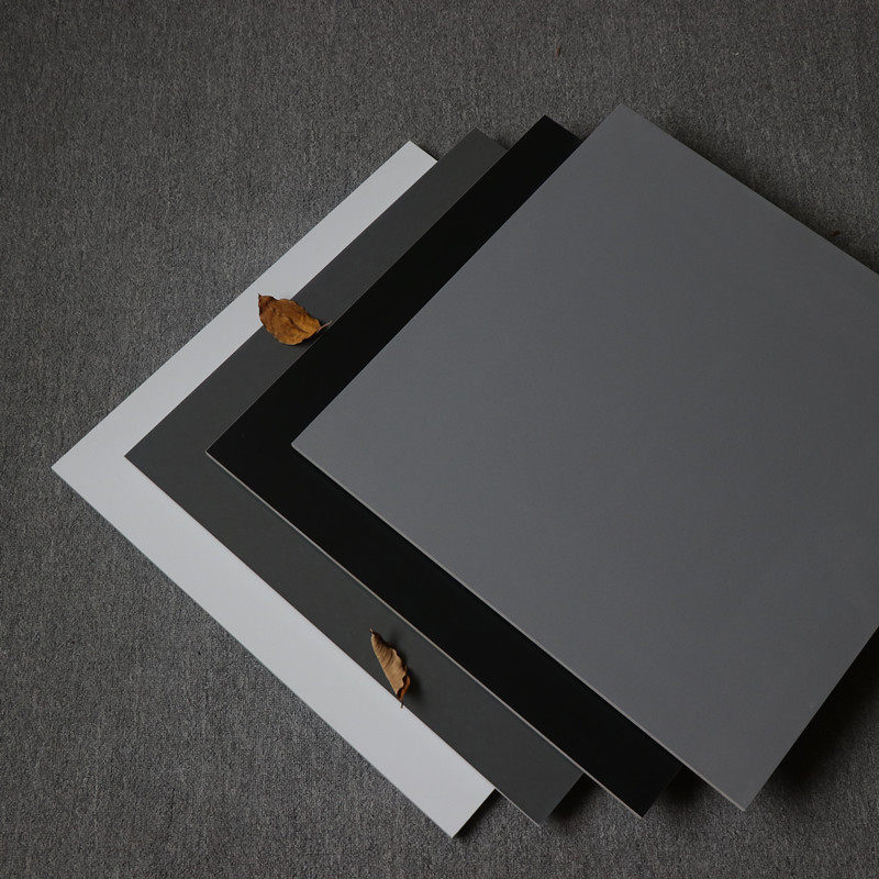 Solid color tiles Living room floor tiles 800X800 matte non-slip shopping mall dining room floor tiles kitchen powder room wall tiles