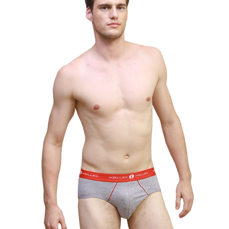 4 Dress Coloo Men's Youth Triangle Pants U Convex Elastic Leka Tight Fit Men's Underwear Pure Color Sexy Men's Ground Safety Pants