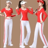 Спортивный танцующий спортивный костюм для спортзала, осенний