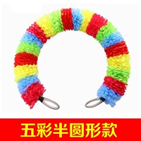 120 см (полу -циркулярное цветочное кольцо) разноцветное