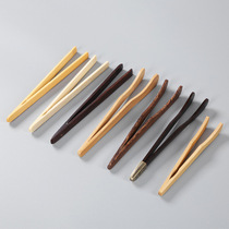 Tea clip Kung Fu tea set accessories tea ceremony non-slip cup clip tea drinking tools tea making tea cup tweezers wooden tea clip