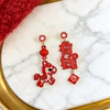 Get Rich Immediately Zodiac Unique Pony New Young Luxury Earrings 2026 New Popular High-End Earrings for Women