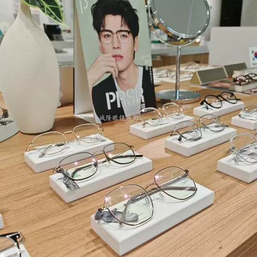 Универсальные белые очки, стенд, декор, реквизит, простой и элегантный дизайн