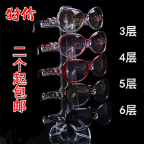 2 pieces of transparent myopia glasses display rack sunglasses display props shelf storage bracket