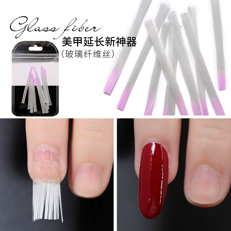 2019 Mới Net Red Extension Artifact Gia cố Chống nứt Kính sợi thủy tinh Hỗ trợ không cần giấy - Công cụ Nail