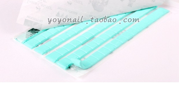Nail Art Tập thể dục Khung màu Thẻ đất sét dính Armor cố định plasticine Green Mud Công cụ DIY Không có dấu vết lặp lại phụ kiện làm nail