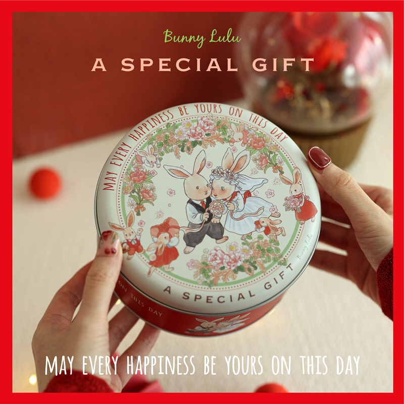 邦尼兔曲奇饼干金属罐：复古甜点的甜蜜诱惑🍰🐰