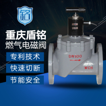 Normally closed gas solenoid valve gas cut-off solenoid valve explosion-proof solenoid valve cast steel flange shield solenoid valve