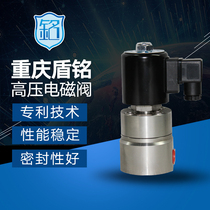 High Pressure Solenoid Valve 304 Stainless Steel High Pressure Solenoid Valve 20 30MPa Two Bit Two-way Dunming Solenoid Valve Factory