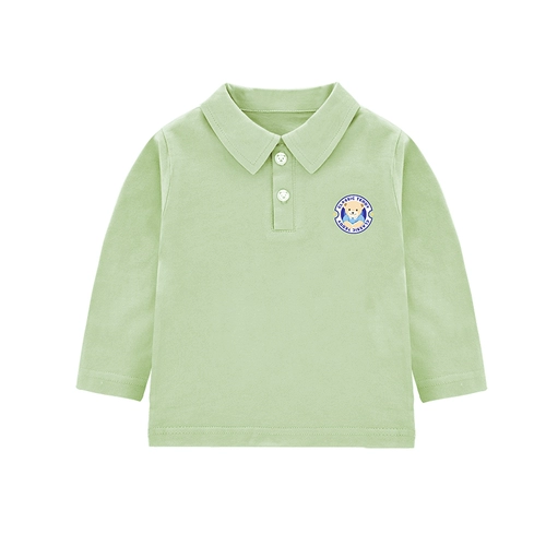 Весенний детский приятный телу лонгслив для мальчиков, футболка polo, коллекция 2021, в западном стиле