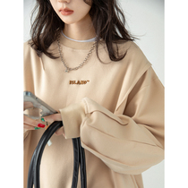 UBUIE Dry Fish Minimalist Jersey Woman Spring 2022 New Letter Design Sensation 100 Lap Senior Sense Loose Clothing