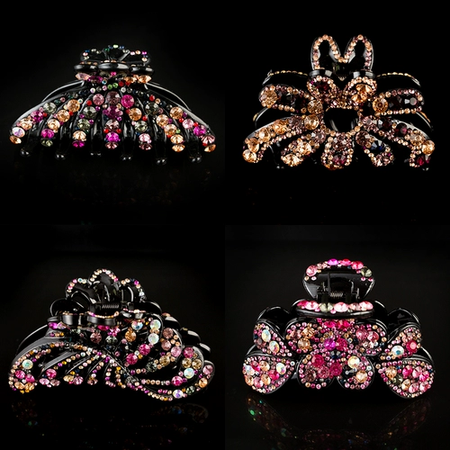 Большая заколка-крабик, элегантная заколка для волос, шпильки для волос для взрослых, простой и элегантный дизайн, в корейском стиле