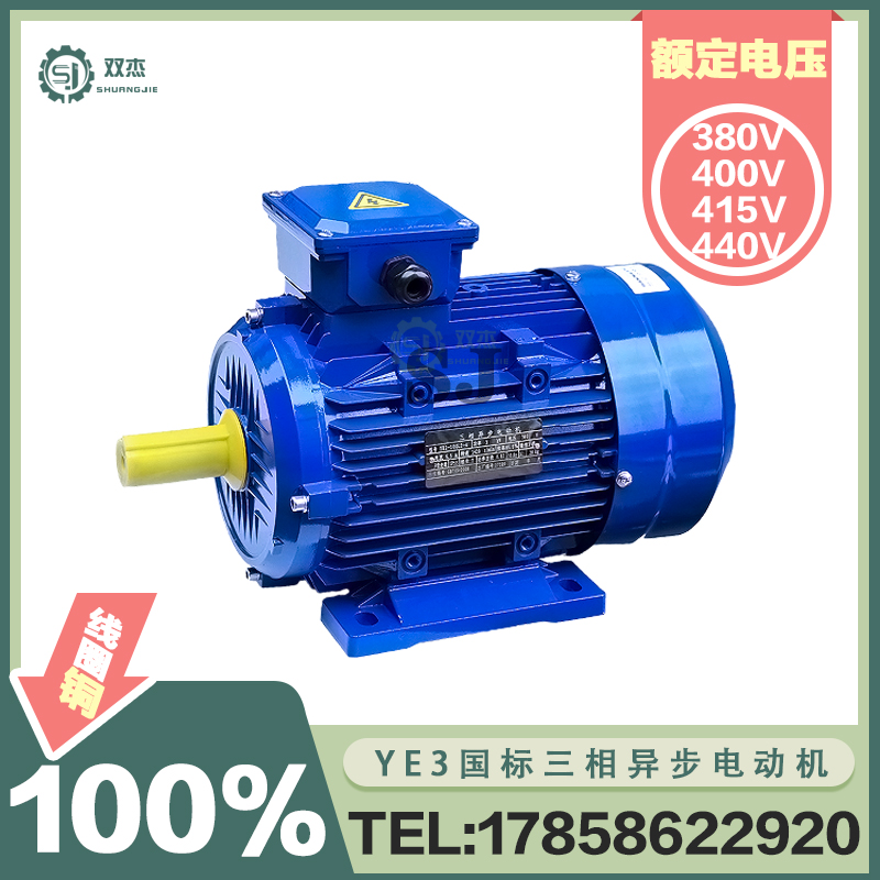 National 0 37 0 37 0 55 75 1 1 1 5 2 2 3 4kw Aluminium shell three-phase asynchronous motor 380V