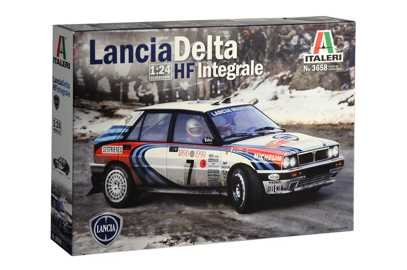 Italeri 1/24 Assembled Model Lancia Delta Hf Integrale 3658