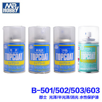 County Sergeant B501 02 03 water-based model transparent protective paint sprinkler shiny semi-gloss matting