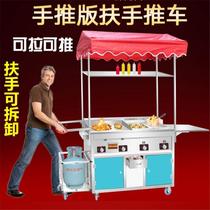 Dust-proof room takeaway you pork shashlik grasping cake mobile van griddle cold noodles snack cart cart stall dian san lun