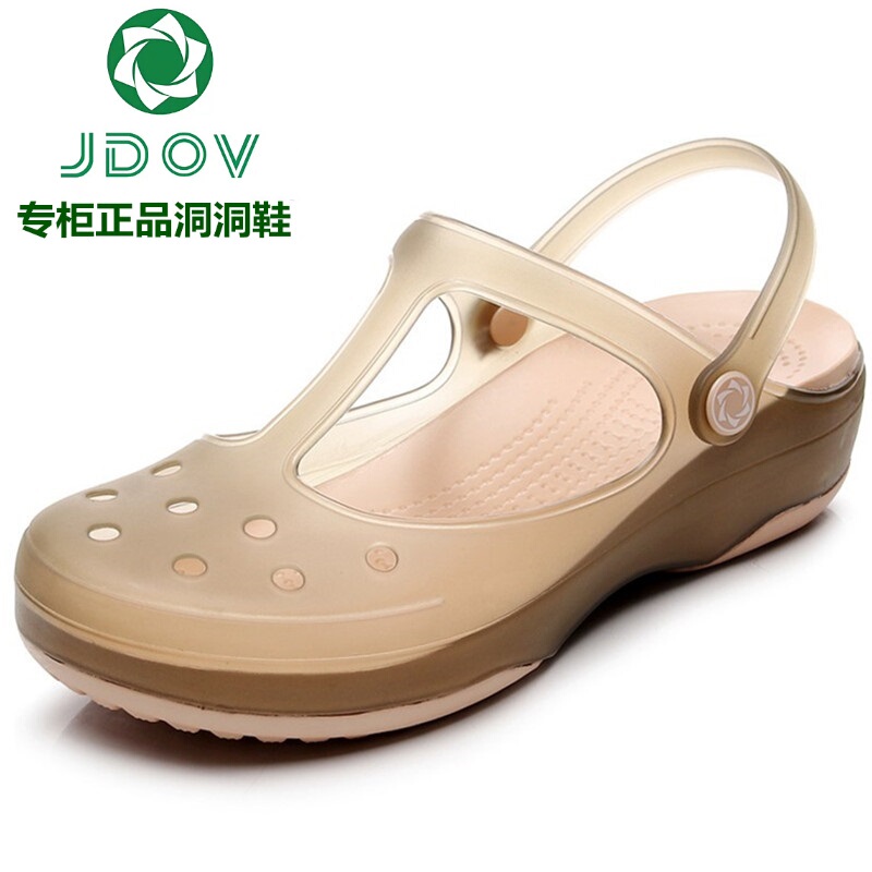 Jdov Women's Summer Soft-Soled Outdoor Non-Slip Beach Shoes, Wedge Thick-Soled Clogs, Closed-Toe Nurse Sandals Jdov Women's Summer Soft-Soled Outdoor Non-Slip Beach Shoes, Wedge Thick-Soled Clogs, Closed-Toe Nurse Sandals