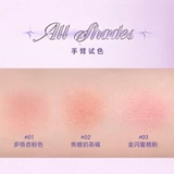 OAC Розовые румяна, матовый хайлайтер