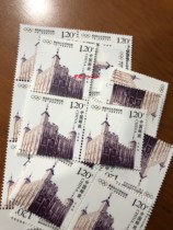 China stamps 2008-20 Olympic Games from Beijing to London 4-4 London Tower 1 2 Yuan Single discount plus sticker