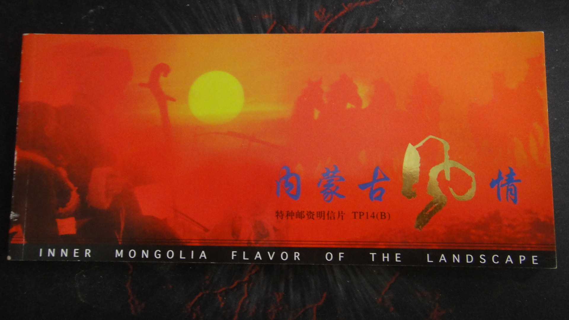 TP14 Inner Mongolia style special postage postcards this book 60 points stamps natural scenery humanities PC