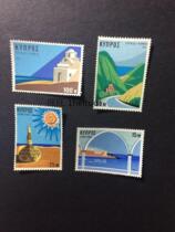 Foreign stamps Cyprus 1971 Tourist scenery 4 All original glue full of 88 registered