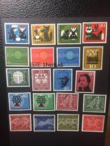 Foreign Stamp West German German Sculpture Edition of the Olympic fairytale 1960 Full 88 Registered Tickets Full 88