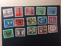Foreign stamp West German Federal German engraving butterfly fairytale scenery 1962 full year full 88 registered