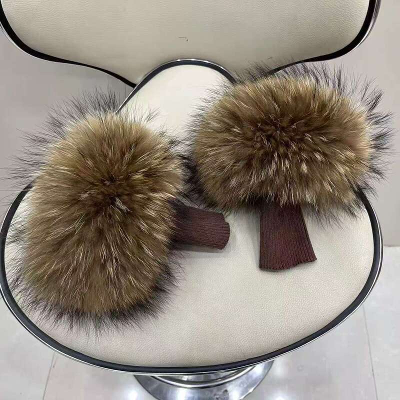 Fox Fur Genuine Fox Fur Cuffs Versatile Fur Sleeves Wrist Warmers Detachable Warm Cuffs