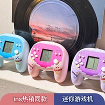 Pocket silent Tetris game console mini childrens amusement machine Childrens Day Christmas gift childrens toy