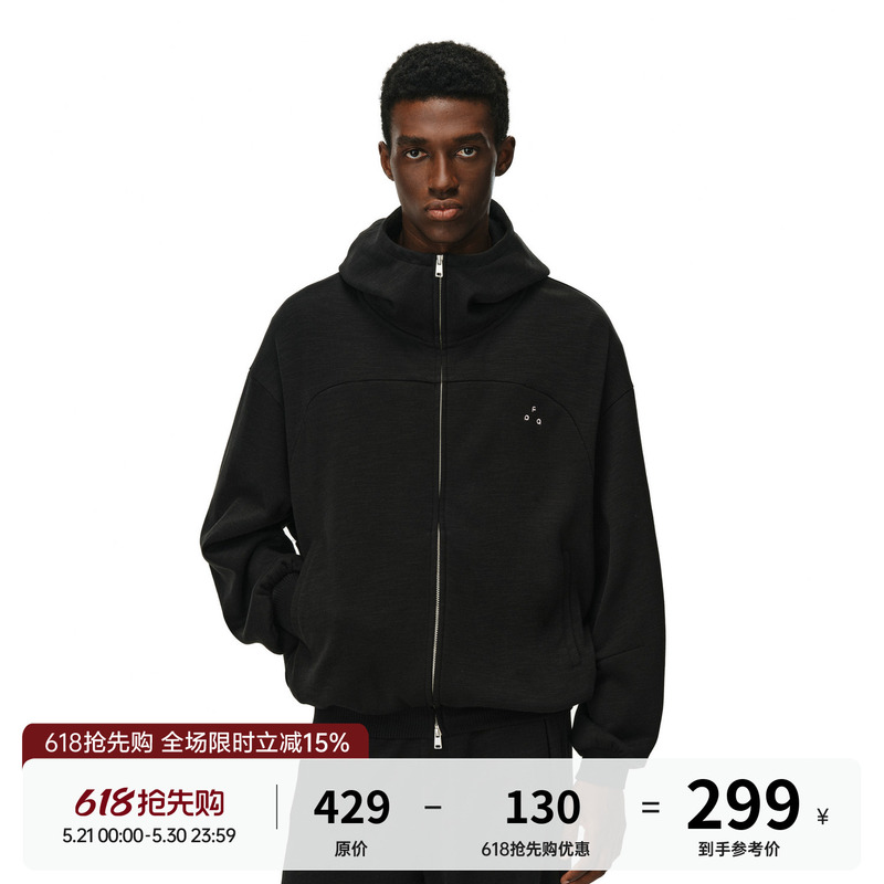 Fpa Floral Slub Cotton Moisture-Wicking Zip-Up Hoodie Jacket Autumn Casual Basic Loose Couple Hoodie Fpa Floral Slub Cotton Moisture-Wicking Zip-Up Hoodie Jacket Autumn Casual Basic Loose Couple Hoodie