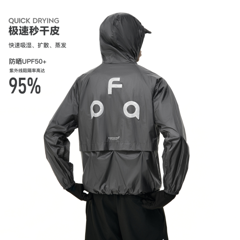 Fpa Transparent Plaid Perforated Sun Protection Clothing, Lightweight Hooded Casual Couple's Jacket for Summer Outdoor Sports, Sun Protection Clothing Fpa Transparent Plaid Perforated Sun Protection Clothing, Lightweight Hooded Casual Couple's Jacket for Summer Outdoor Sports, Sun Protection Clothing